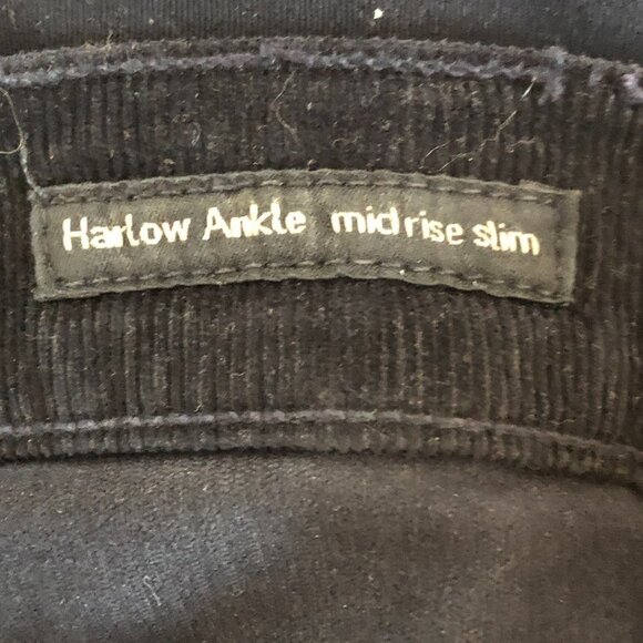 CITIZENS OF HUMANITY Harlow Ankle Mid Rise Slim Maternity Navy Corduroy 25 - Picture 12 of 16